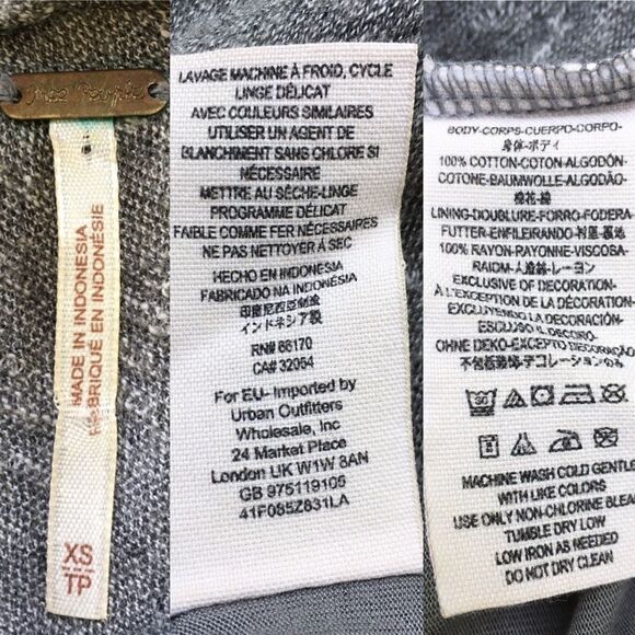 FREE PEOPLE Sleeveless Open Back Maxi Dress Grey XS - Picture 6 of 12